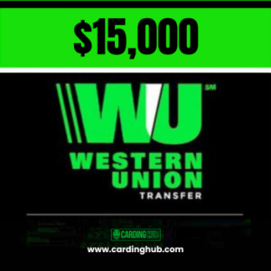 $15000 USD Western Union Transfer