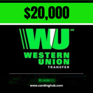 $20000 USD Western Union Transfer