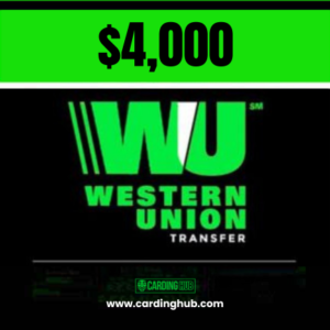 $4000 USD Western Union Transfer