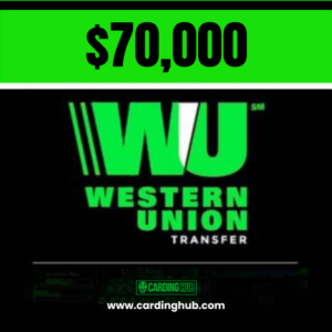 $70000 USD Western Union Transfer